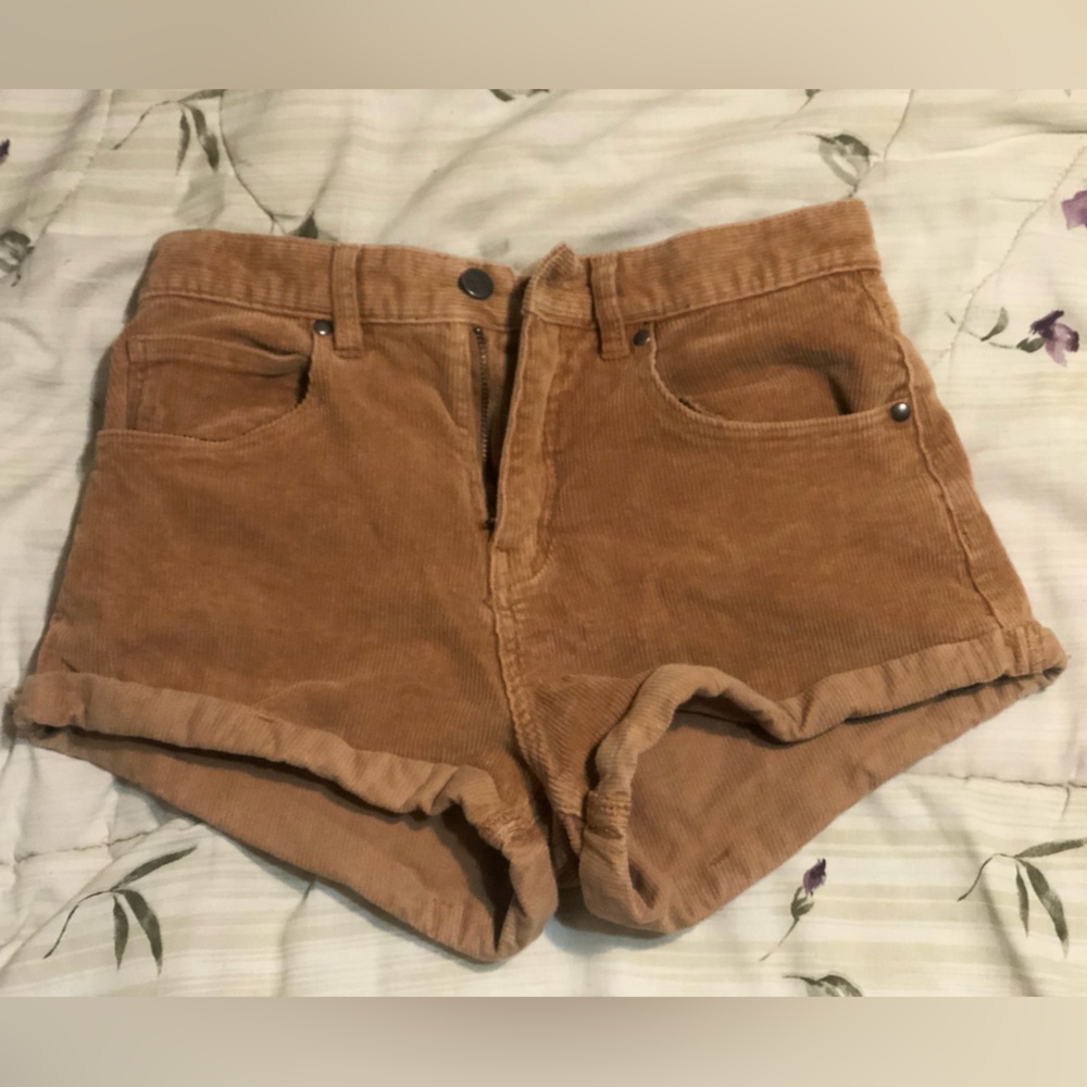 AFENDS Tyler Corduroy Shorts Sz 4 Light Tan